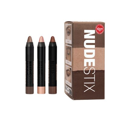 NUDE MATTE EYES 3PC MINI KIT (SET DE BÁLSAMOS MULTI-USOS)